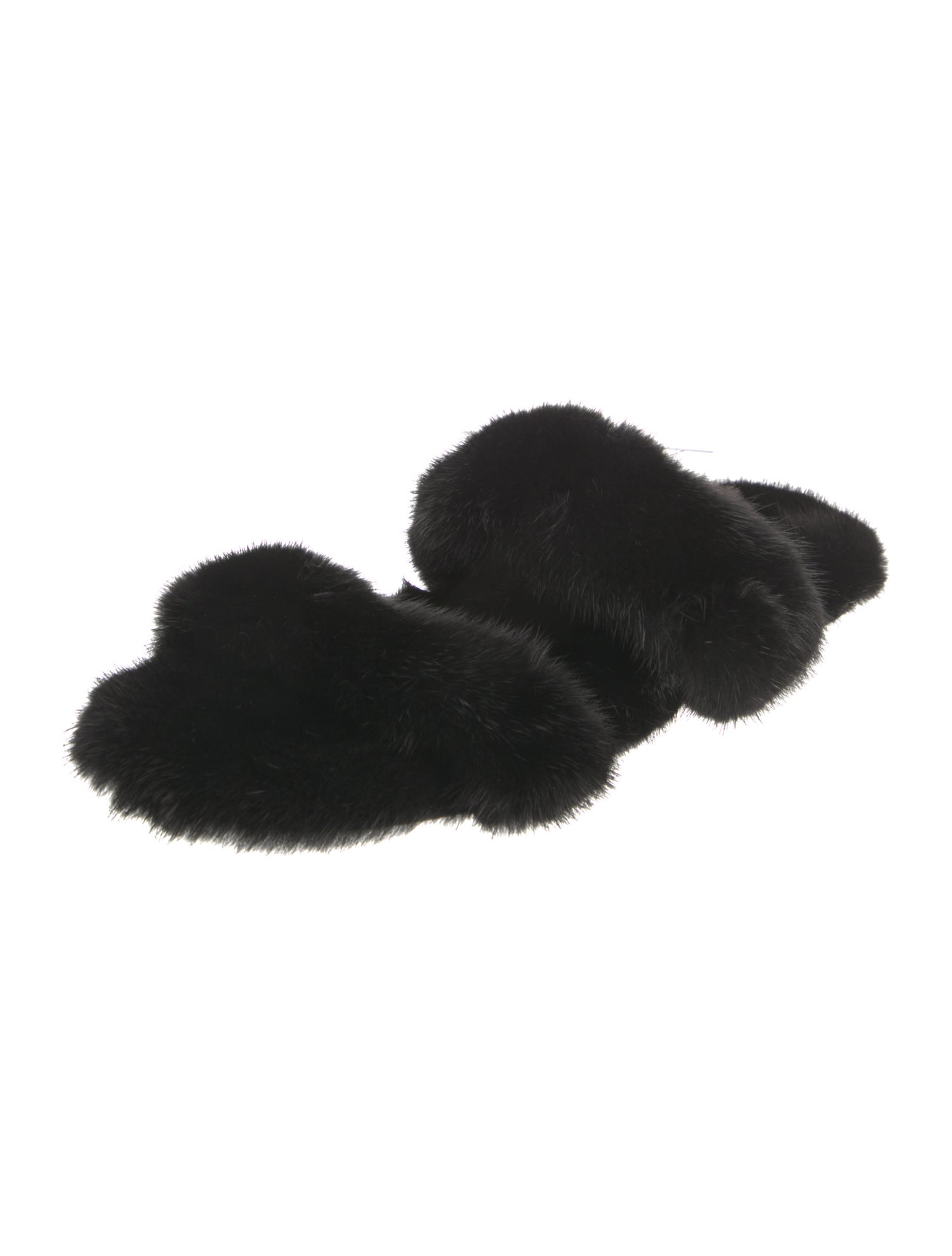 Saint Laurent Mink Slides