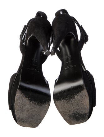 Saint Laurent Suede Sandals