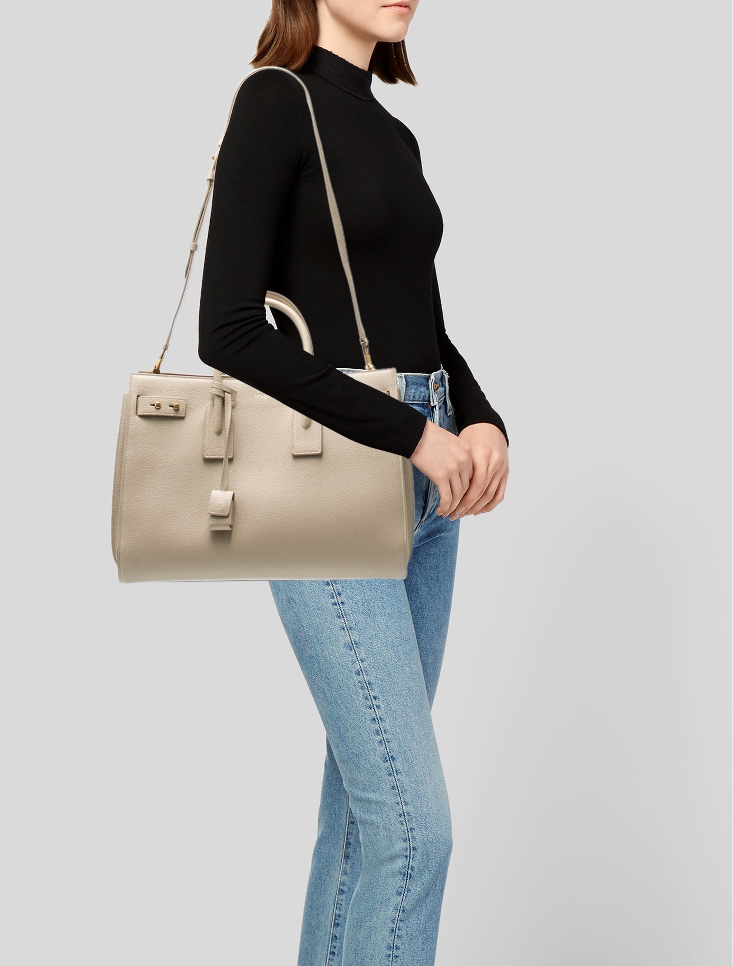 Saint Laurent Leather Sac De Jour Medium 2022