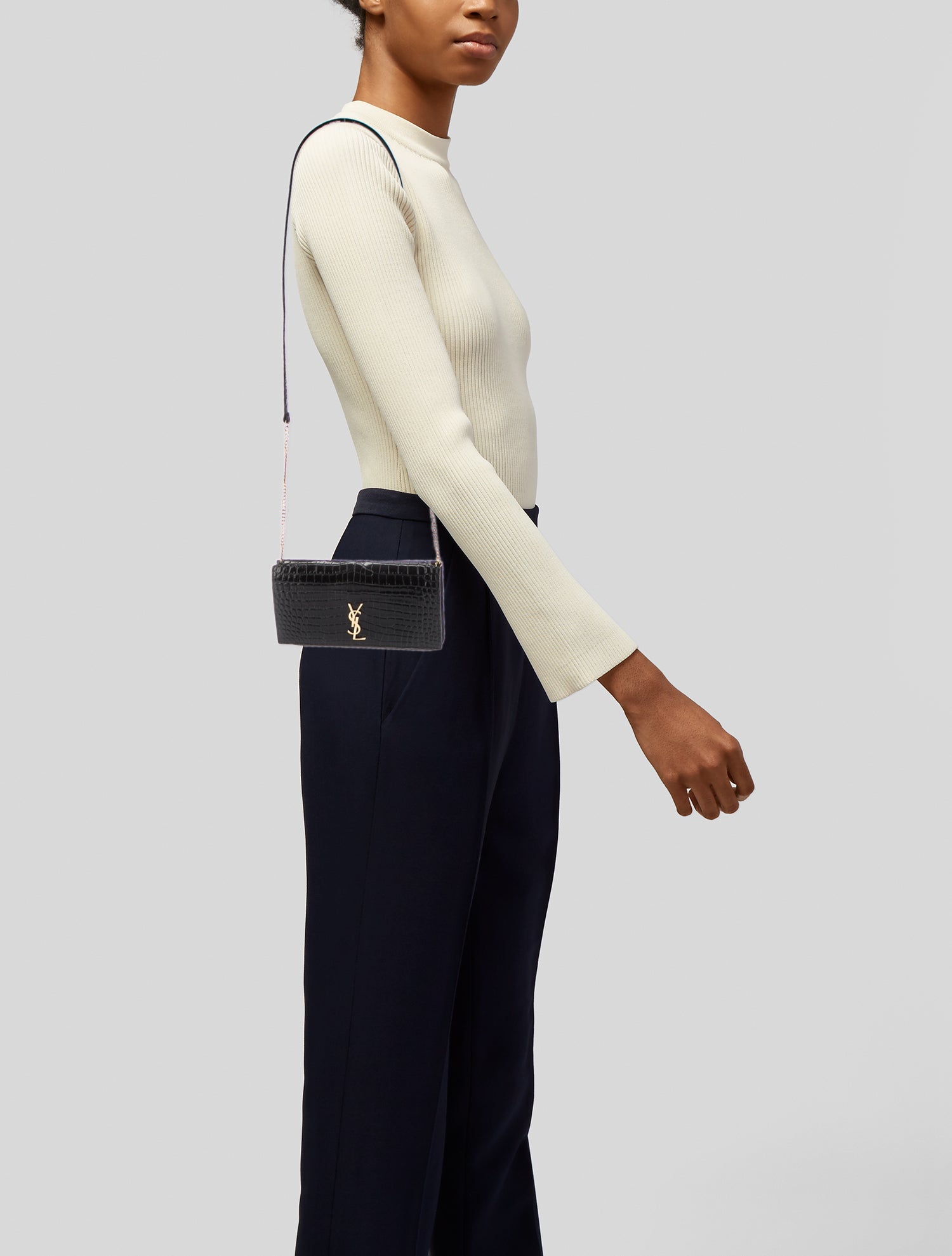 Hermès 2021 Togo Perspective Cavaliere 21 - Black Crossbody