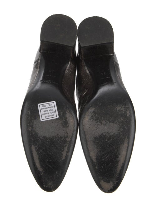 Saint Laurent Leather Colorblock Pattern Chelsea Boots