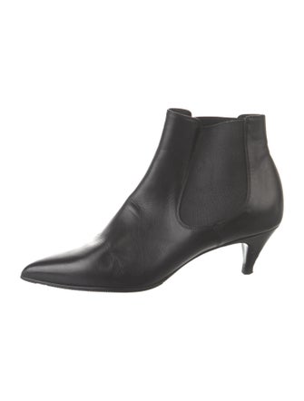 Saint Laurent Leather Chelsea Boots