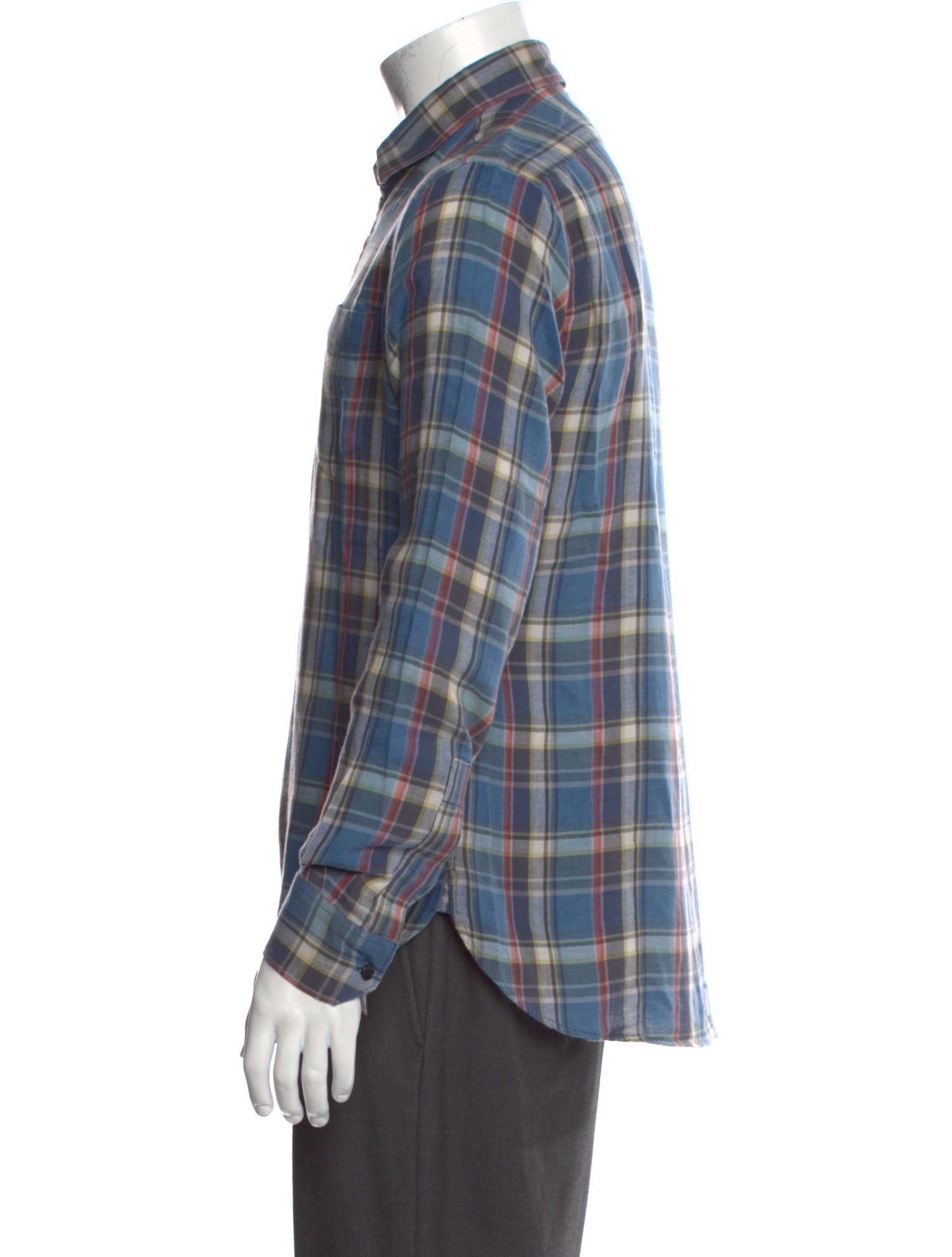 Saint Laurent 2016 Plaid Print Shirt