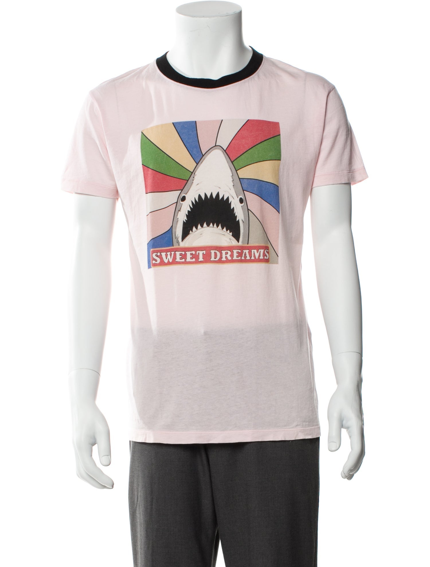 Saint Laurent 2016 Sweet Dreams Shark T-Shirt