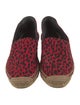 Saint Laurent Canvas Animal Print Espadrilles
