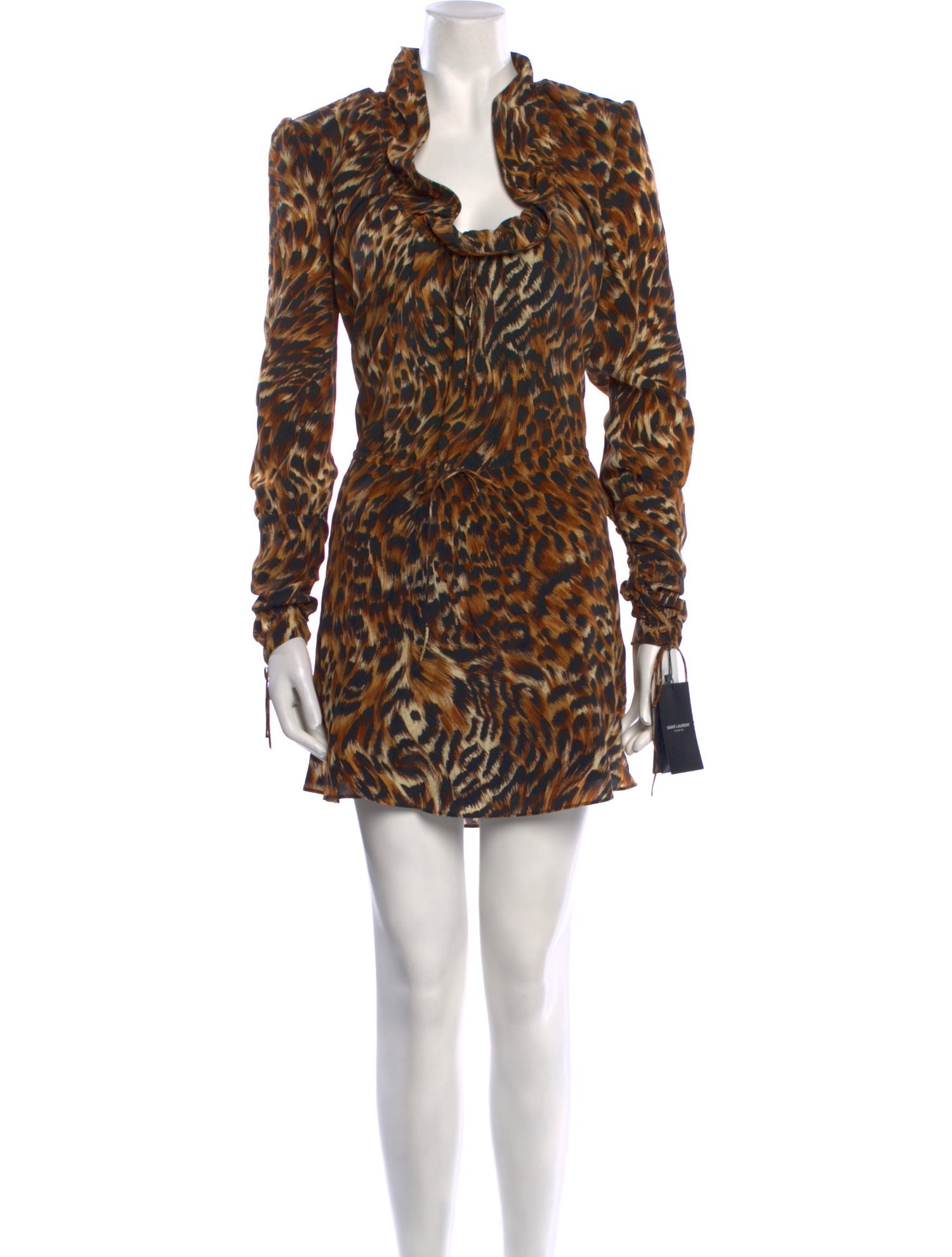 Saint Laurent Silk Mini Dress