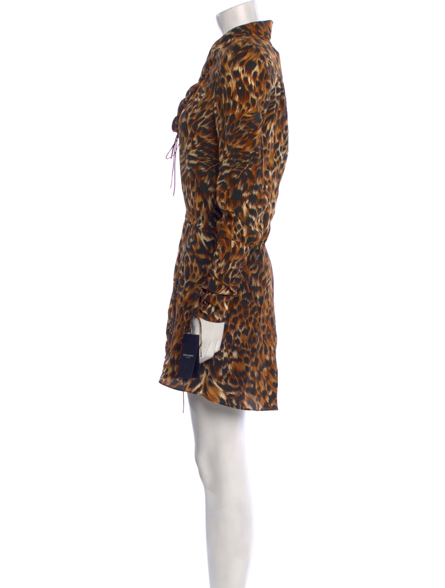 Saint Laurent Silk Mini Dress