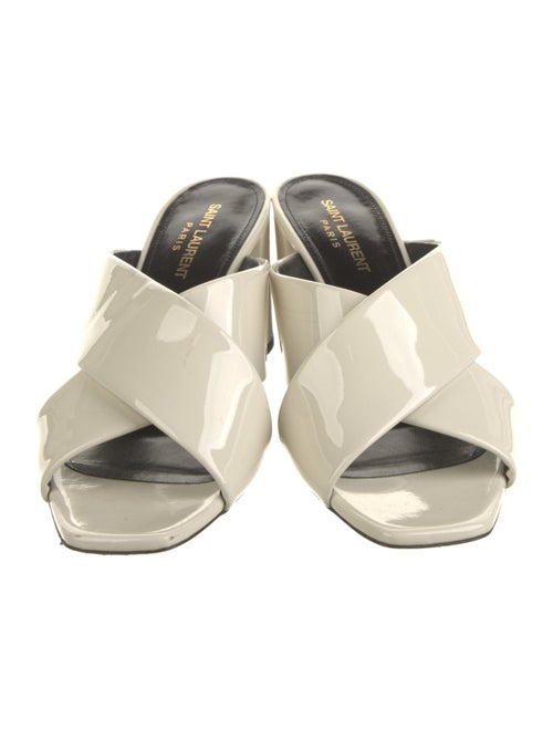 Saint Laurent Patent Leather Slides