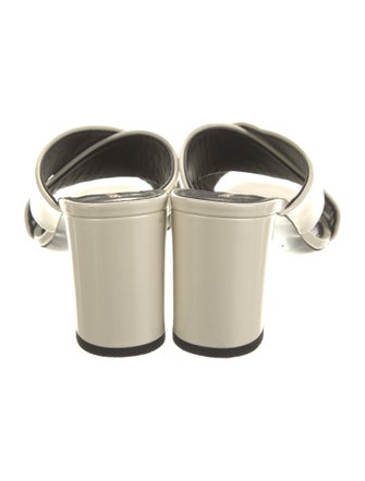 Saint Laurent Patent Leather Slides