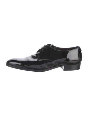 Saint Laurent Patent Leather Derby Shoes