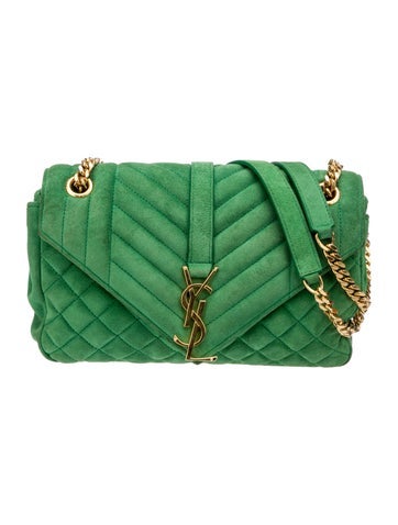 Saint Laurent Shoulder Bags Suede Envelope