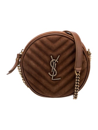 Saint Laurent Suede Crossbody Bag