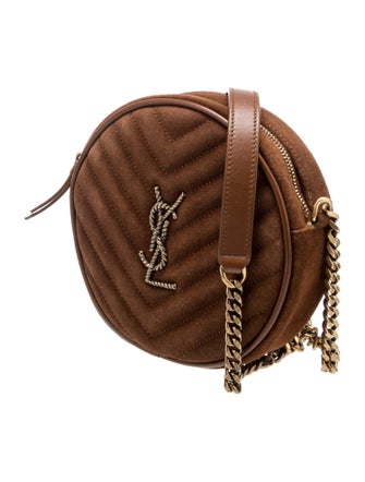 Saint Laurent Suede Crossbody Bag