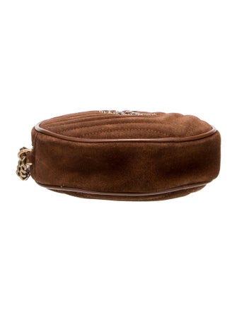 Saint Laurent Suede Crossbody Bag