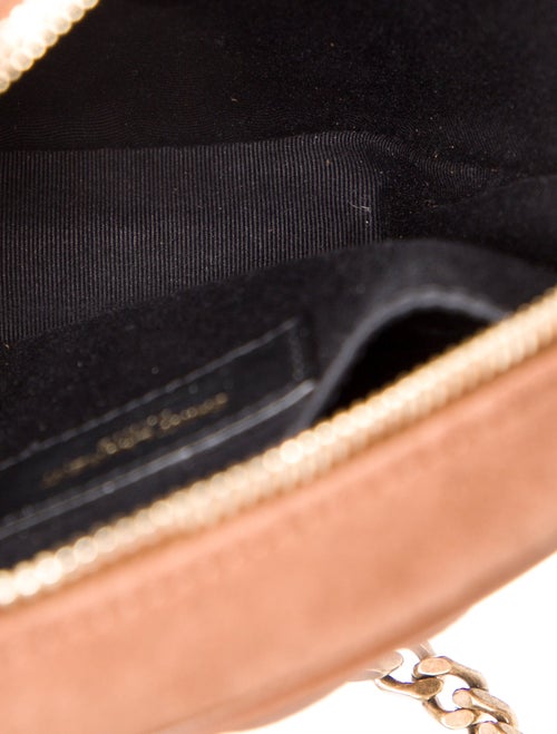 Saint Laurent Suede Crossbody Bag