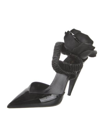 Saint Laurent Patent Leather D'Orsay Pumps