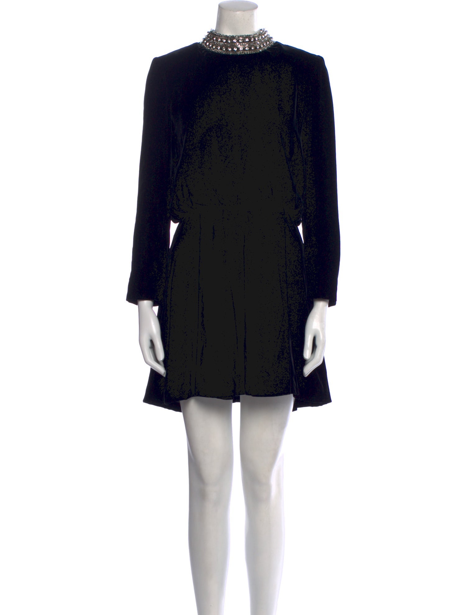 Saint Laurent Velvet Mini Dress