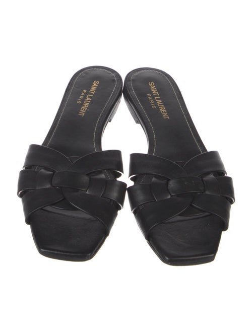 Saint Laurent Leather Slides