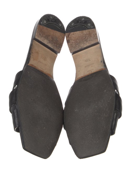 Saint Laurent Leather Slides