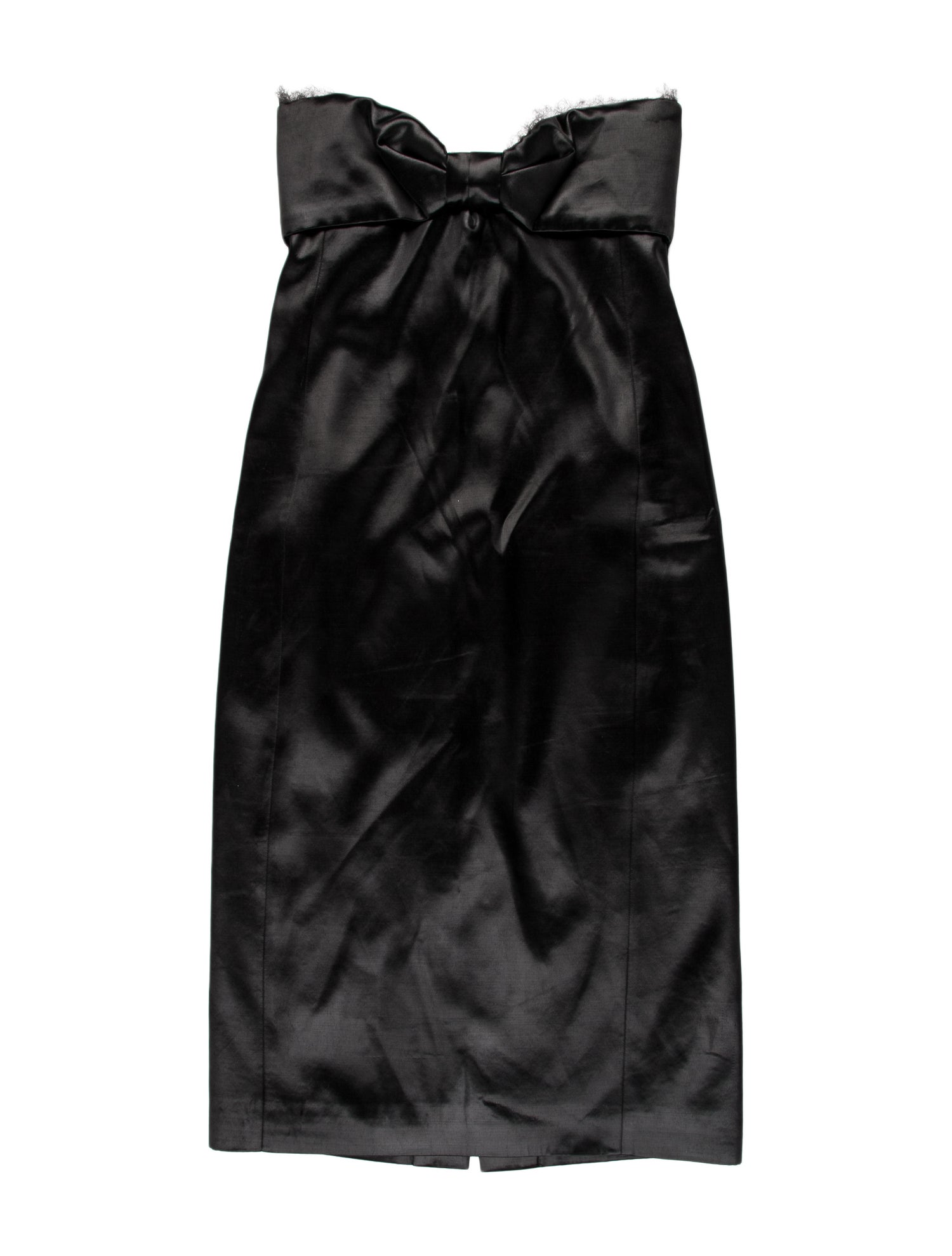 Saint Laurent Satin Mini Dress