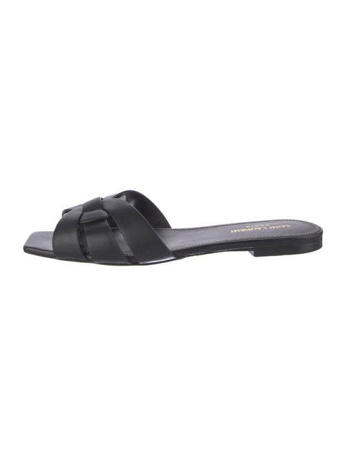 Saint Laurent Leather Slides