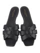 Saint Laurent Leather Slides