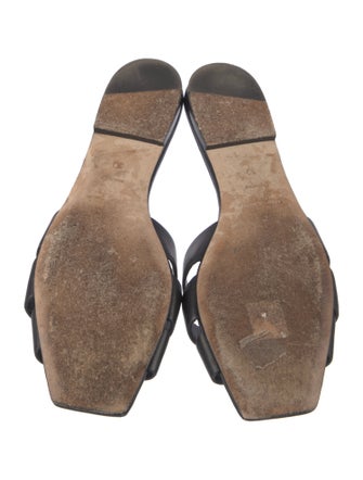 Saint Laurent Leather Slides
