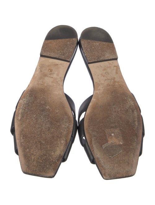 Saint Laurent Leather Slides