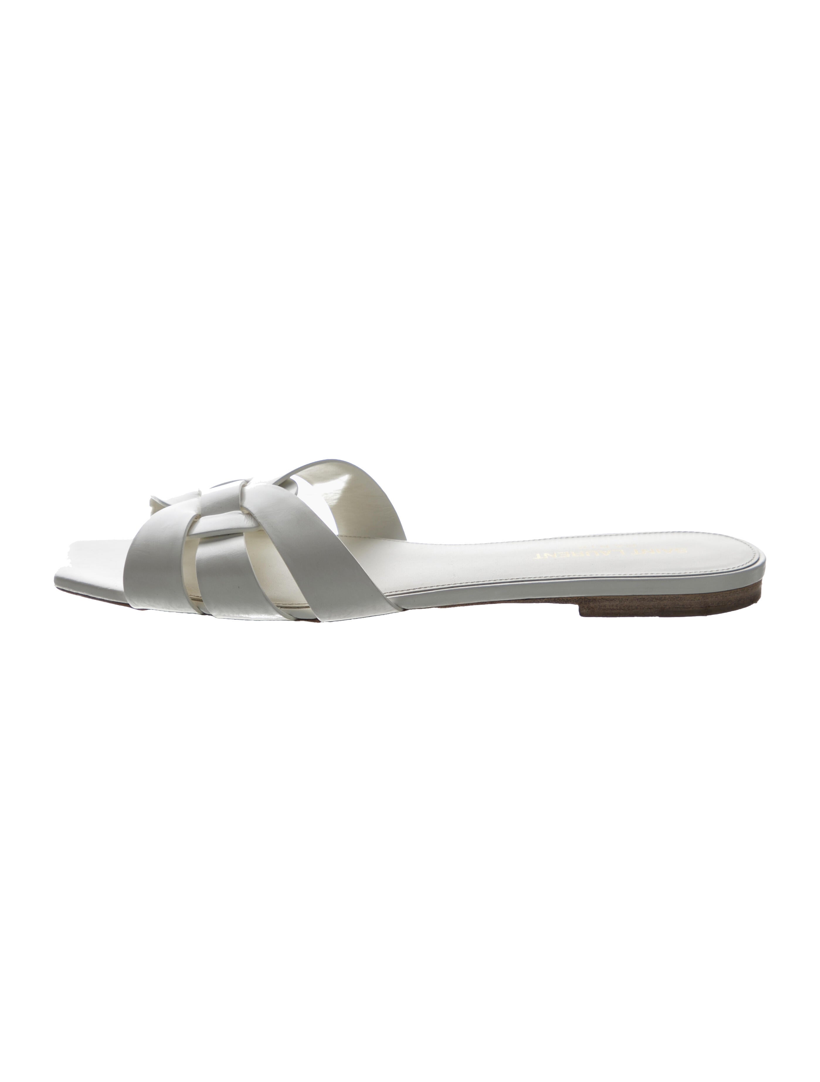 Saint Laurent Patent Leather Slides