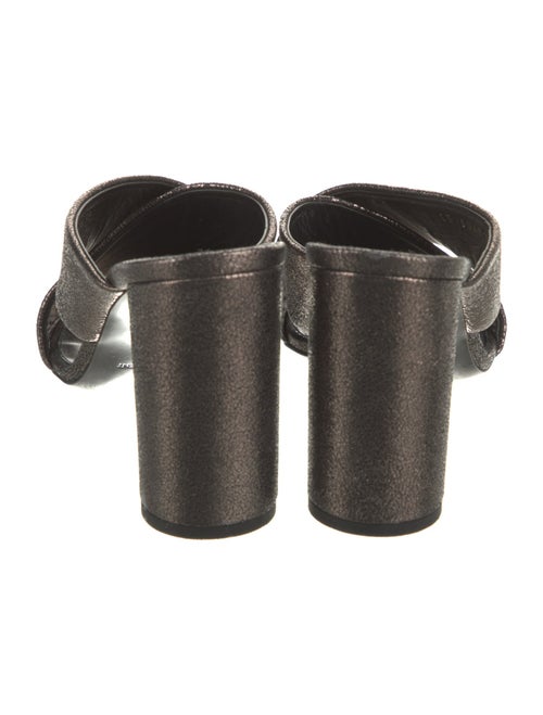 Saint Laurent Leather Slides