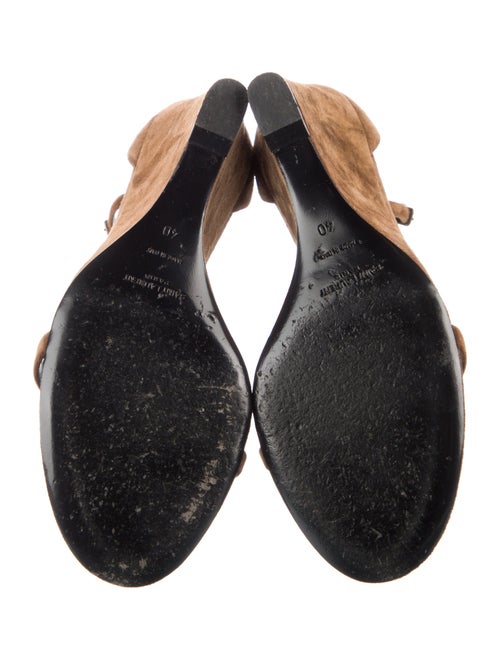 Saint Laurent Suede Sandals