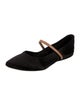 Saint Laurent Satin Mary Jane Flats