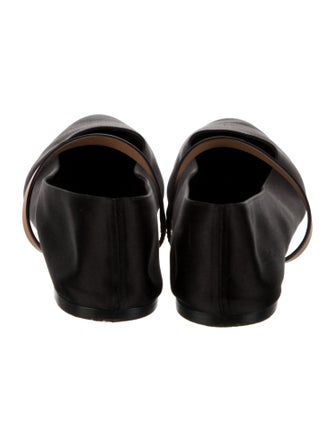 Saint Laurent Satin Mary Jane Flats