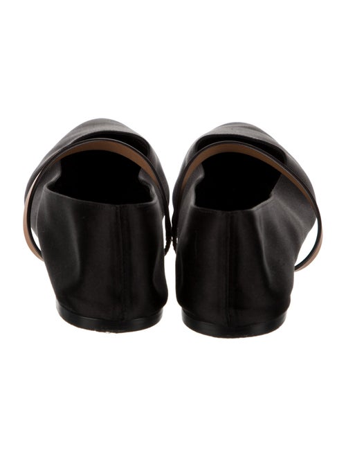 Saint Laurent Satin Mary Jane Flats