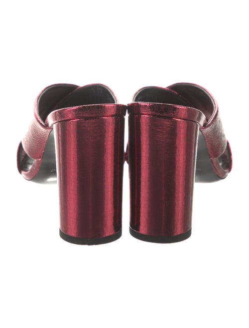 Saint Laurent Patent Leather Slides