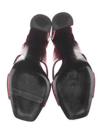 Saint Laurent Patent Leather Slides