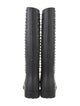 Saint Laurent Rubber Crystal Embellishments Rain Boots