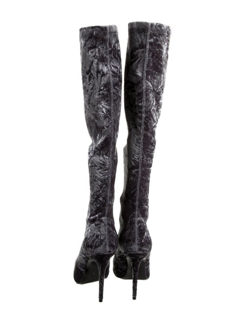 Saint Laurent Velvet Sock Boots