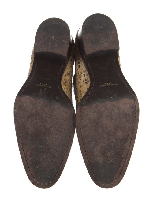 Saint Laurent Snakeskin Animal Print Chelsea Boots