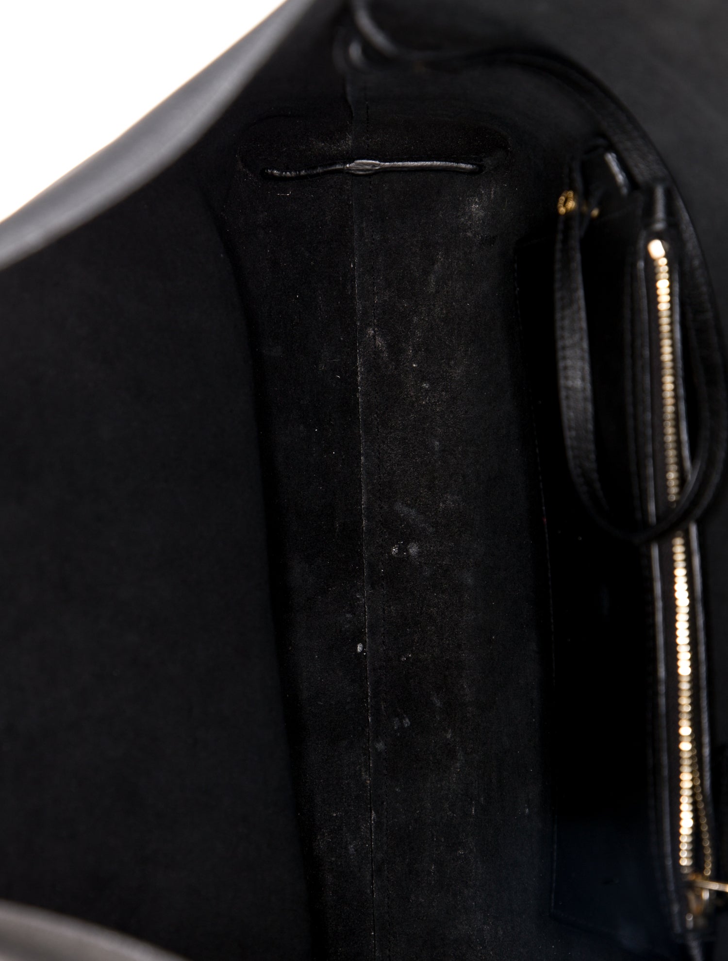 Saint Laurent Leather North/South Shopping Tote