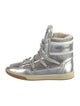 Saint Laurent Leather Wedge Sneakers