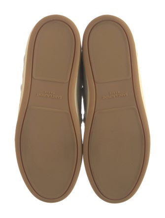 Saint Laurent Leather Wedge Sneakers