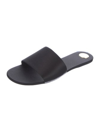 Saint Laurent Satin Slides