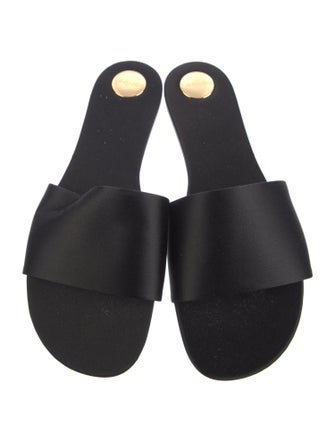 Saint Laurent Satin Slides