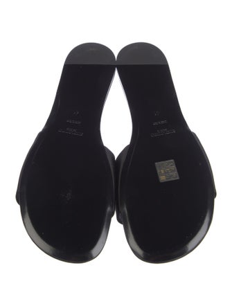 Saint Laurent Satin Slides