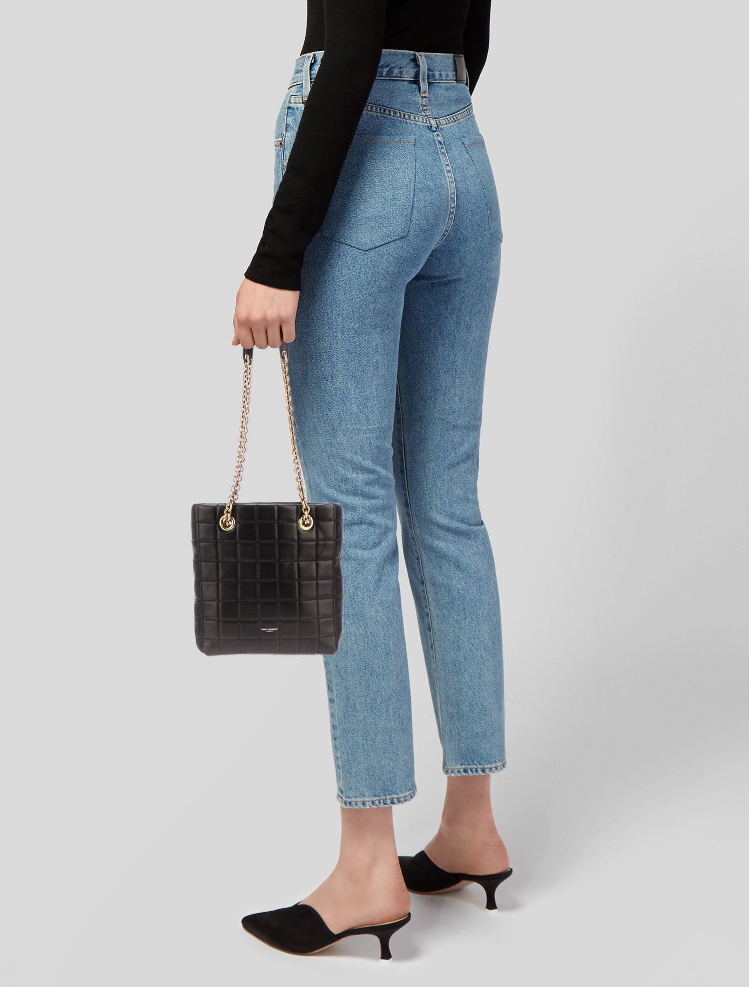 Saint Laurent Leather Shoulder Bag 2023