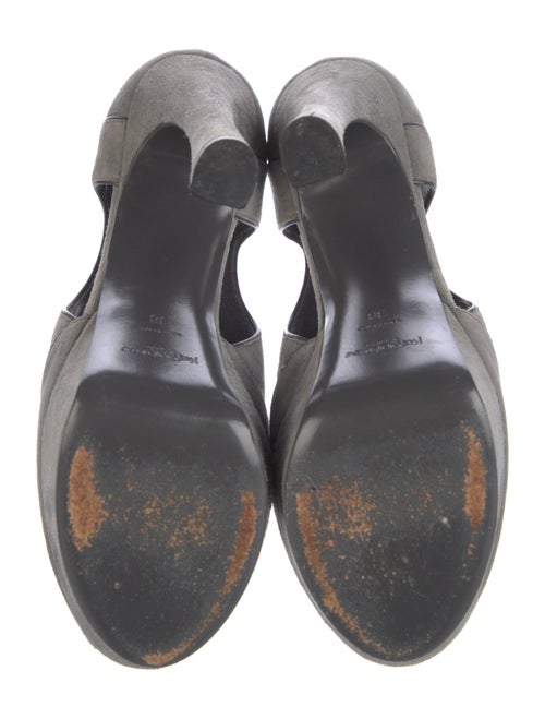 Saint Laurent Suede D'Orsay Pumps