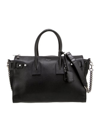 Saint Laurent Leather Sac De Jour Small