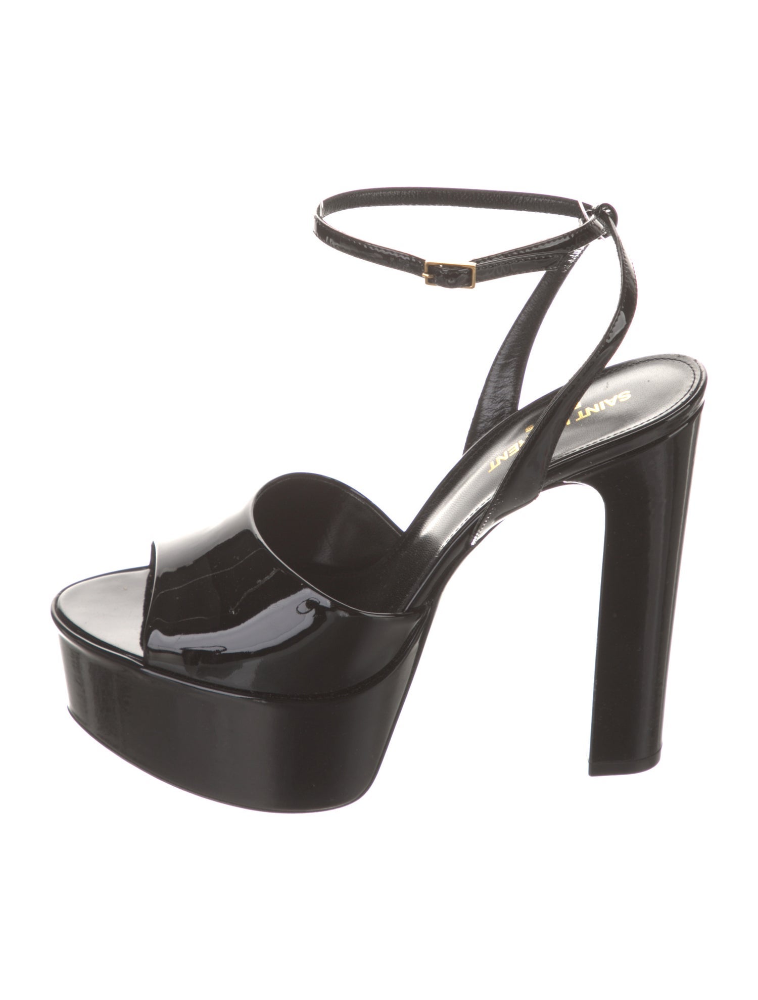 Saint Laurent Patent Leather Sandals