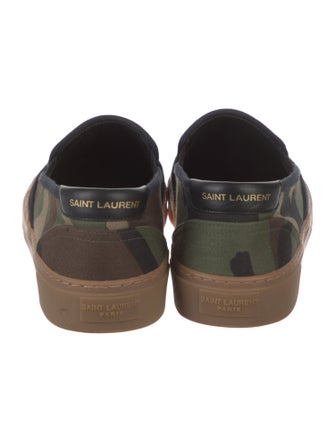 Saint Laurent Canvas Printed Sneakers